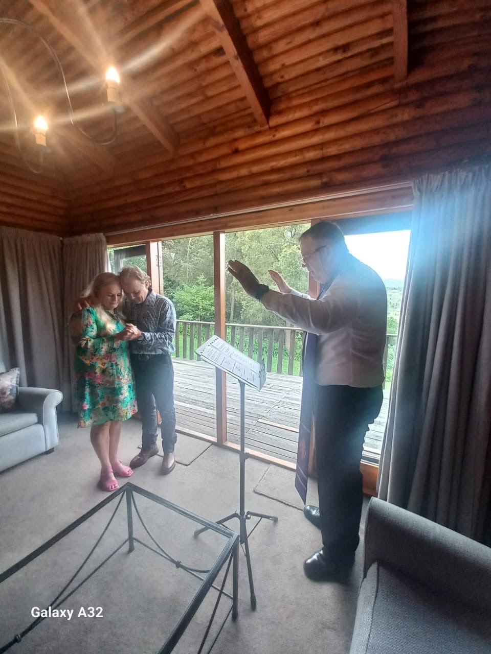 Wedding ceremony by Dr. Gerrit Rademeyer in Colesberg