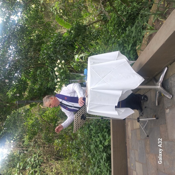 Wedding ceremony by Dr. Gerrit Rademeyer in Colesberg