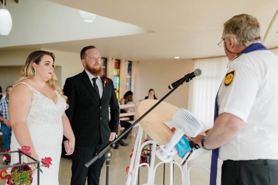 Wedding ceremony by Dr. Gerrit Rademeyer in Colesberg