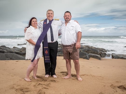 Wedding ceremony by Dr. Gerrit Rademeyer in Colesberg